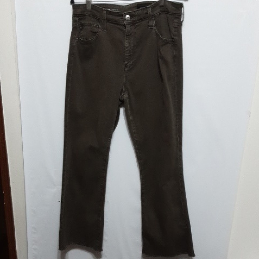 AG Adriano Goldschmied Women's Dark‎ Brown Flare Jeans
